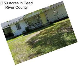 0.53 Acres in Pearl River County