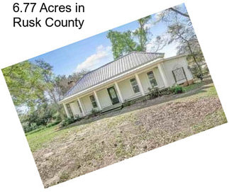 6.77 Acres in Rusk County