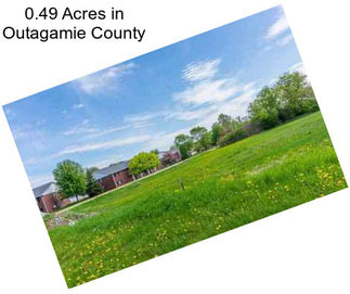 0.49 Acres in Outagamie County