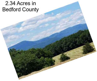 2.34 Acres in Bedford County