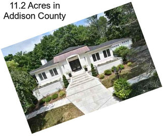 11.2 Acres in Addison County