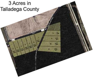 3 Acres in Talladega County