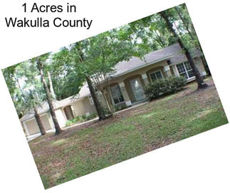 1 Acres in Wakulla County