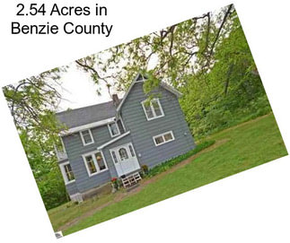 2.54 Acres in Benzie County