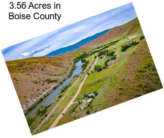 3.56 Acres in Boise County
