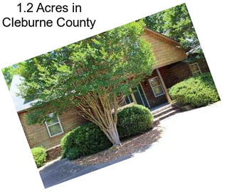 1.2 Acres in Cleburne County