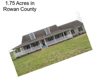 1.75 Acres in Rowan County