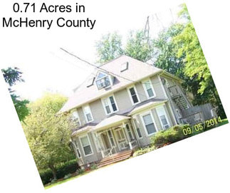0.71 Acres in McHenry County