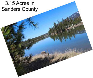 3.15 Acres in Sanders County