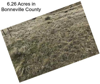 6.26 Acres in Bonneville County