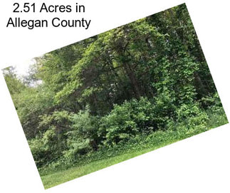 2.51 Acres in Allegan County