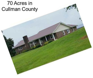 70 Acres in Cullman County