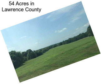 54 Acres in Lawrence County