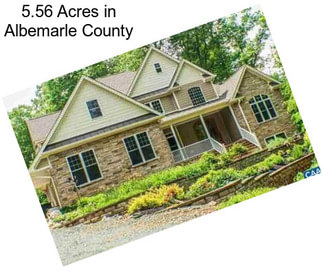 5.56 Acres in Albemarle County