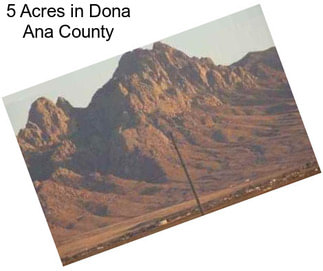 5 Acres in Dona Ana County