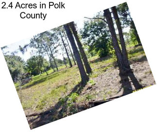 2.4 Acres in Polk County