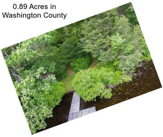 0.89 Acres in Washington County