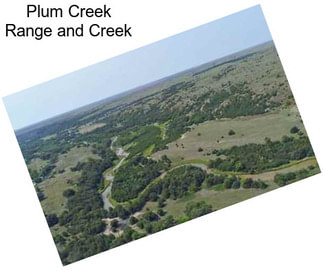 Plum Creek Range and Creek