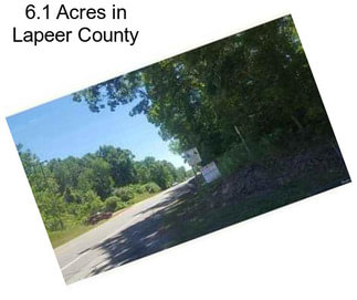 6.1 Acres in Lapeer County