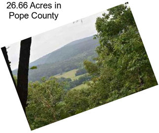 26.66 Acres in Pope County
