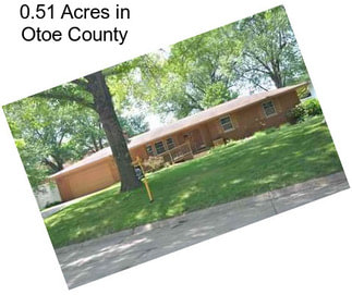0.51 Acres in Otoe County