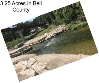 3.25 Acres in Bell County