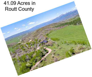 41.09 Acres in Routt County