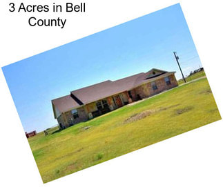 3 Acres in Bell County