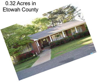 0.32 Acres in Etowah County