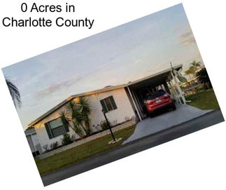 0 Acres in Charlotte County