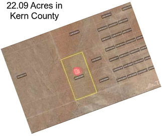 22.09 Acres in Kern County