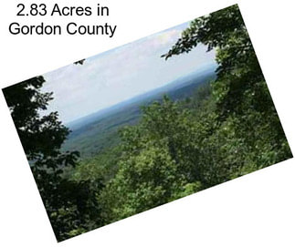 2.83 Acres in Gordon County