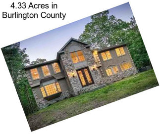 4.33 Acres in Burlington County