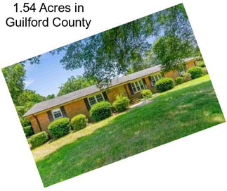 1.54 Acres in Guilford County