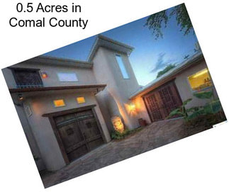 0.5 Acres in Comal County