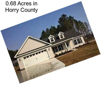 0.68 Acres in Horry County