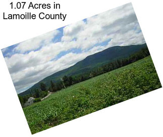 1.07 Acres in Lamoille County