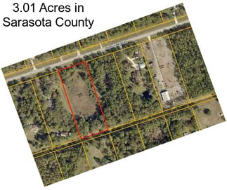 3.01 Acres in Sarasota County