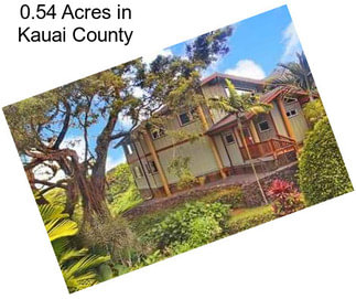 0.54 Acres in Kauai County