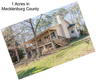 1 Acres in Mecklenburg County