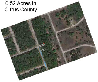 0.52 Acres in Citrus County