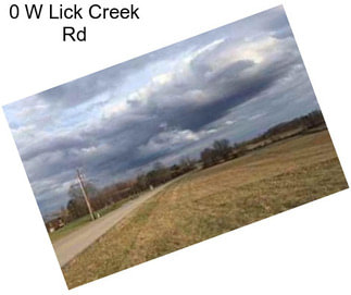 0 W Lick Creek Rd