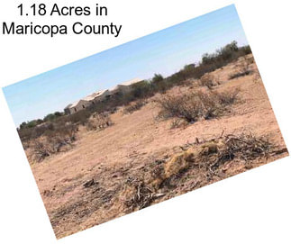 1.18 Acres in Maricopa County