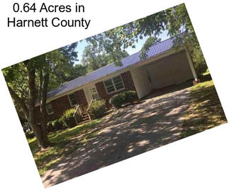 0.64 Acres in Harnett County