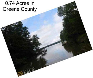 0.74 Acres in Greene County