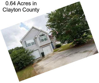 0.64 Acres in Clayton County