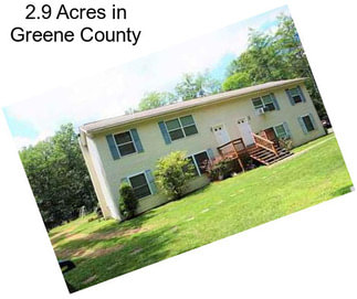 2.9 Acres in Greene County
