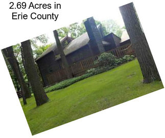 2.69 Acres in Erie County