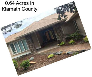 0.64 Acres in Klamath County