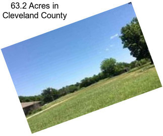 63.2 Acres in Cleveland County